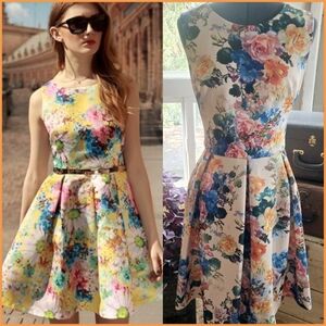 Betsey Johnson Sleeveless Foral Dress